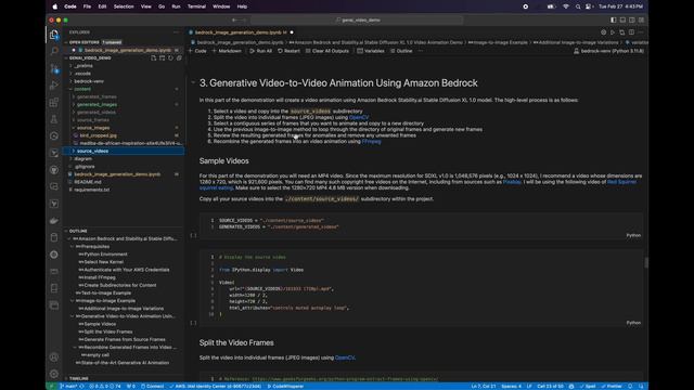 Generative AI Video Animations with Amazon Bedrock and Stable Diffusion XL смотреть онлайн