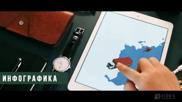 Шоурил (Showreel) студии графического дизайна VEONIX