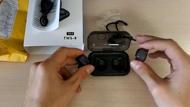 Распаковка лучших беспроводных наушников с Aliexpress! TWS-8 Stereo headphones! смотреть онлайн