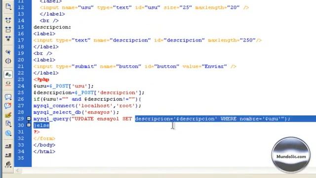 Msql y PHP Modificar bases de datos смотреть онлайн