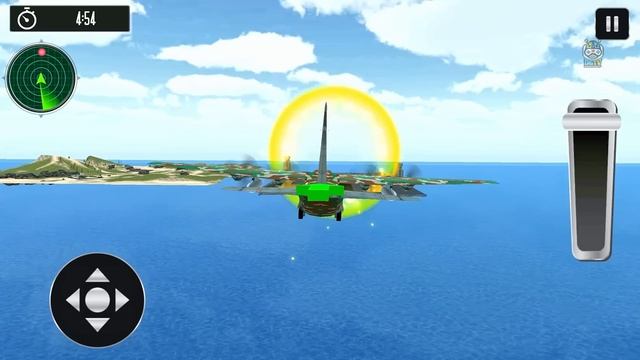 Transporting Army Willys Jeep in Cargo Plane - Transport Sim 3D #3 - Android Gameplay смотреть онлайн