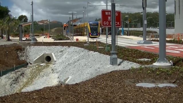 Gold Coast Tram Stage 2 Trackside Views, Opening & 2018 Commonwealth Games. смотреть онлайн