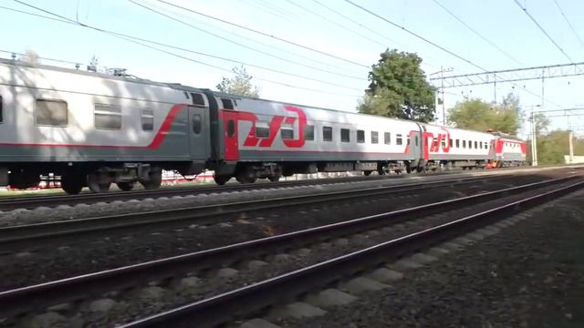 Электровоз ЧС2К-831 (ТЧЭ-10) со скорым поездом №120М Москва - Саранск.