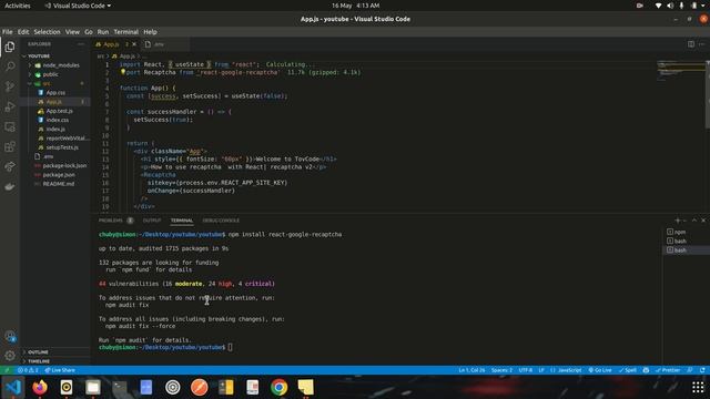 How to implement ReCaptcha in React смотреть онлайн