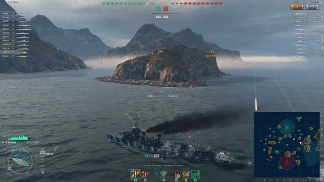 USS Nicholas- Николас Американский Герой! Краткий обзор. World of warships MaLoY смотреть онлайн