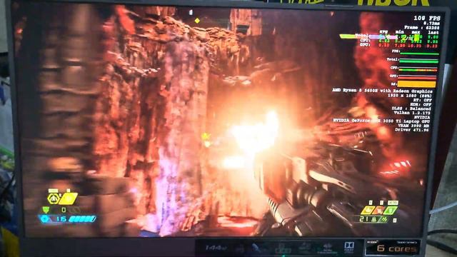 Doom Eternal, 4k 30fps HDR (снято на Samsung Galaxy S21 Ultra)
