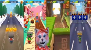 Говорящий Том бег за золотом НОВОГОДНЕЕ ОБНОВЛЕНИЕ ЗИМНИЙ ТОМ мультик #ГАМИКС