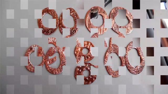 Текстурный мятый металл УКРАШЕНИЯ Мастер класс смотреть онлайн