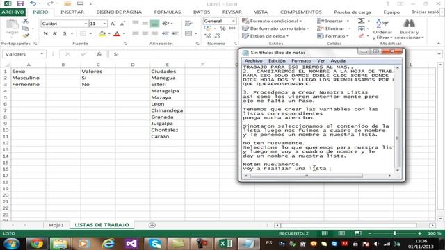 Listas en Excel 2007 0 2013 смотреть онлайн