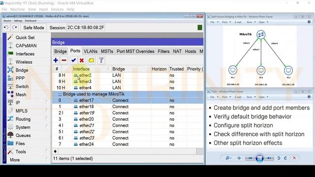 Configure Split Horizon Bridging in MikroTik смотреть онлайн
