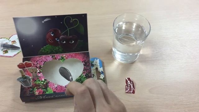 Happy Plant Обзор живой открытки "Моей половинке (Вишенки)" смотреть онлайн