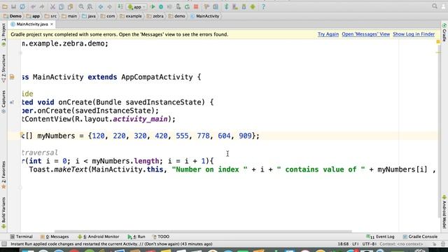 Java - Traverse and Sort Integer Arrays | Arrays in Java смотреть онлайн
