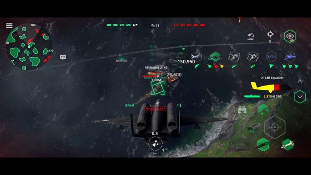 A-14B Equalizer New Legendary Strike Fighter Gameplay - Modern Warships смотреть онлайн