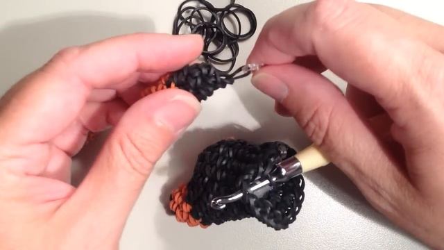 3D Loomigurumi Amigurumi Dachshund Puppy Dog Rainbow Loom Band Crochet Hook Only - собака Лумигурум