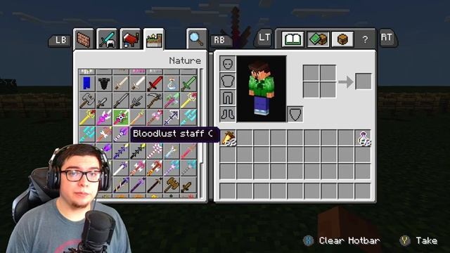 CRAZYCRAFT101: HOW TO CRAFT, USE, AND REFILL STAFFS IN CRAZY CRAFT ON MINECRAFT BEDROCK XBOX ONE! смотреть онлайн
