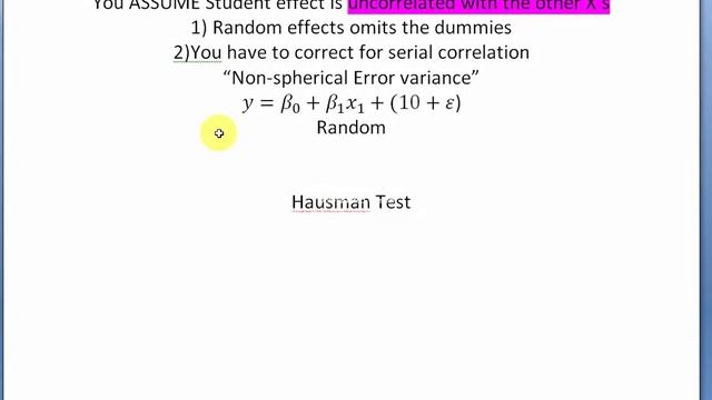 Fixed Effects vs Random Effects смотреть онлайн