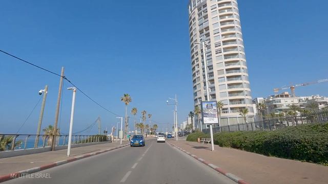 Driving in the cities of Rishon Lezion, Bat Yam and Tel Aviv-Yafo • ISRAEL 2022 ?? смотреть онлайн