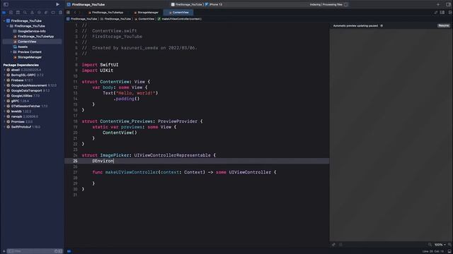 [#SwiftUI 3.0] FirebaseStorage - uploadPhoto смотреть онлайн