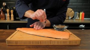 Нарезка рыбы. Подготовка и нарезка филе семги. Как красиво нарезать рыбу?