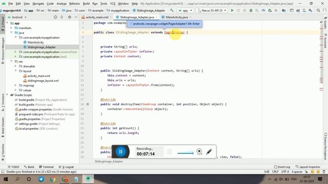 How to Fetch Images from Server to Image Slider with ViewPager in Android Studio| Android gyan смотреть онлайн