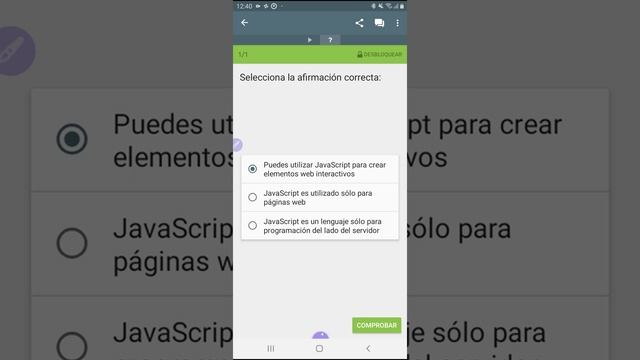 JavaScript en SoloLearn смотреть онлайн