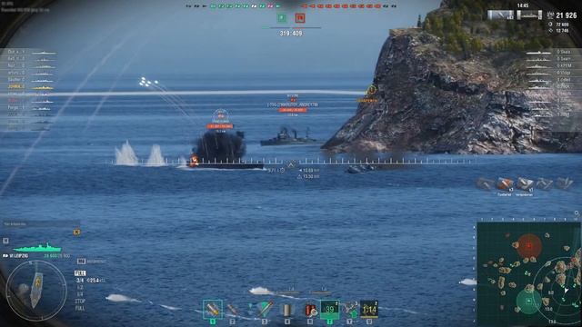 КРЕЙСЕР LEIPZIG! ТОРПЕДНЫЙ МИКРОШКЕТ! МИР КОРАБЛЕЙ/WORLD OF WARSHIPS смотреть онлайн