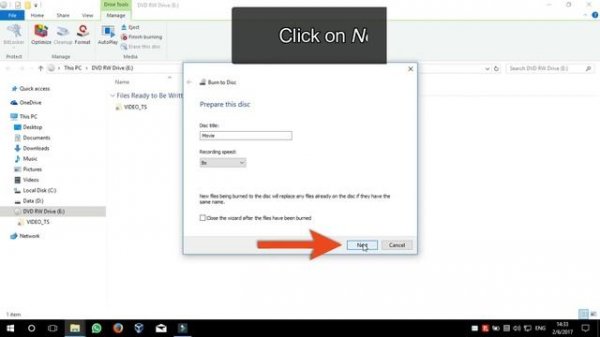 How to burn VIDEO_TS files and folders to DVD in Windows 10 (easy way)