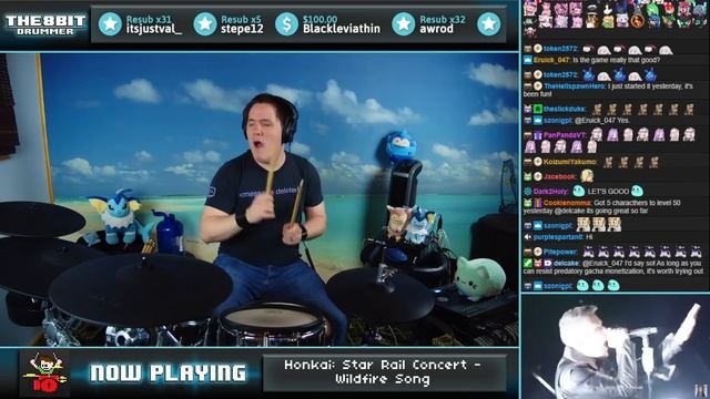 Wildfire From Honkai: Star Rail On Drums! смотреть онлайн