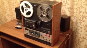 МАЯК 001 СТЕРЕО (КАТУШЕЧНЫЙ МАГНИТОФОН,ВЫСШЕГО КЛАССА) часть 2 после полной профилактики.