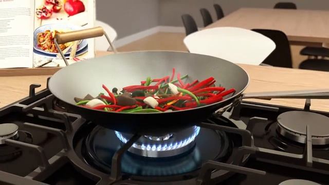 Технологии варочных поверхностей Neff - функция wok смотреть онлайн