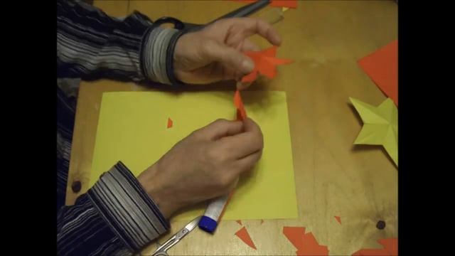 Как Сделать Самодельную Бумажную Звезду на Елку Своими Руками смотреть онлайн