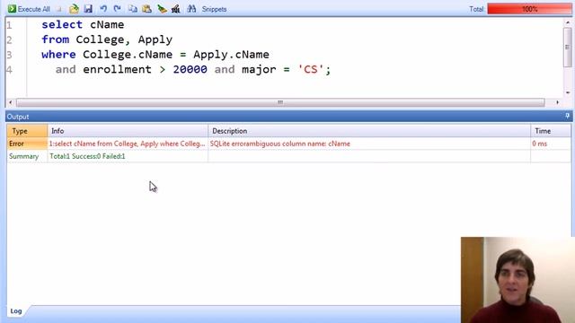 Databases: Relational Databases and SQL - SQL/Basic SELECT Statement смотреть онлайн