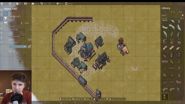 Making an isometric Fantasy Map with DungeonDraft (Part One) смотреть онлайн