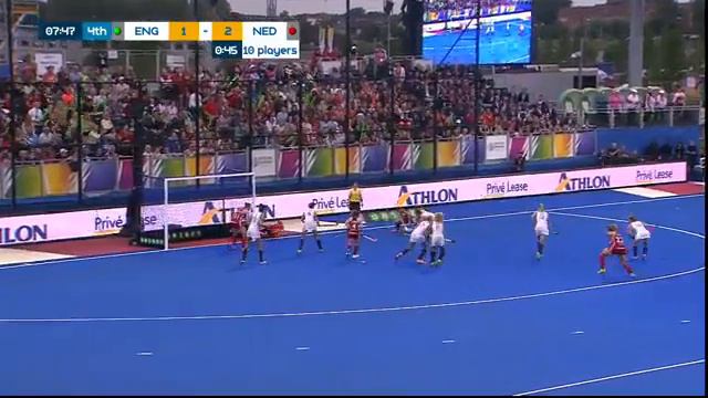 ENG 1-2 NED Superb double save from Maddie Hinch in England's goal #UEHC2015 #EHC2015 смотреть онлайн