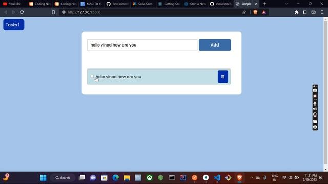 todo list front-end project || using html || css || javascript смотреть онлайн