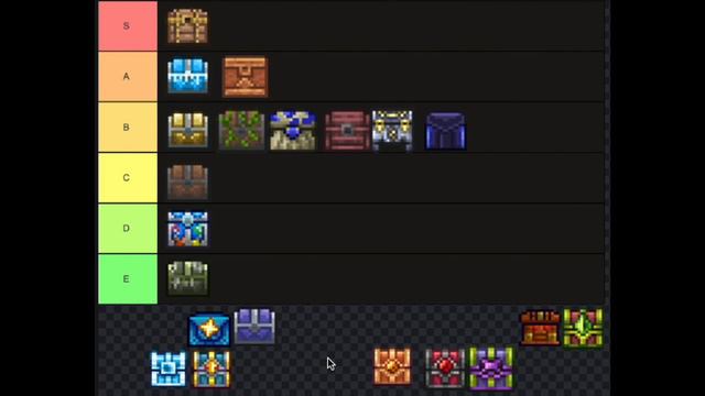 My Ultimate Terraria Chest Tier List смотреть онлайн