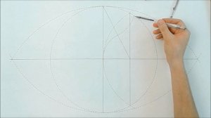 Красивое деление окружности на 20 частей циркулем