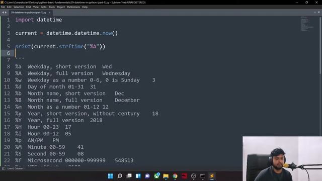 43.Datetime in Python (Part 1) смотреть онлайн