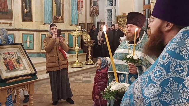 Введение во храм Пресвятой Богородицы, вечернее богослужение. смотреть онлайн