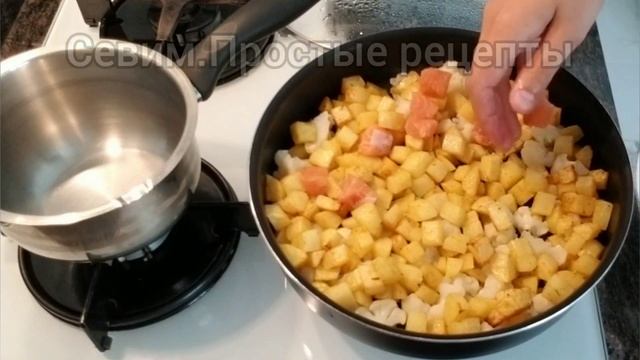 Запеканка из красной рыбы,картофеля и цветной капусты смотреть онлайн