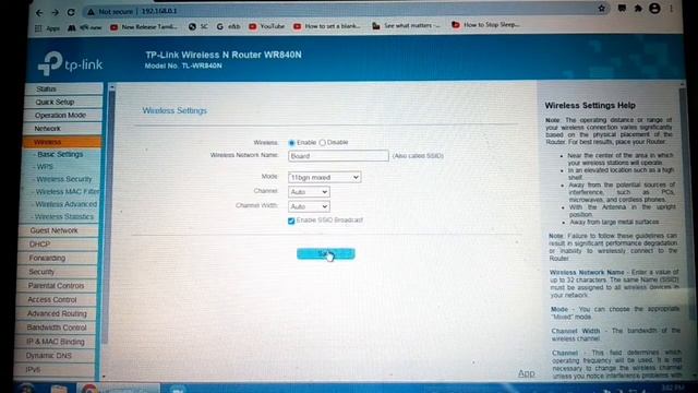 How to Configure TP-Link TL-WR840N Wireless Router ll 192.168.0.1 смотреть онлайн