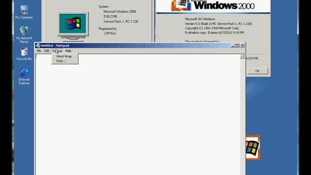 Windows NT5.0 (2000) build 2195 server Release To Manufacturing (download) смотреть онлайн