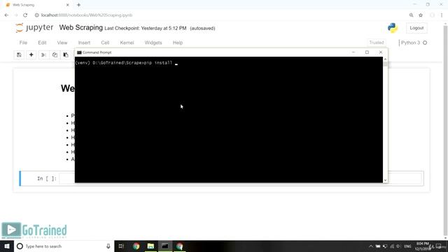 Web Scraping with Python BeautifulSoup & Requests | Installing BeautifulSoup & Requests смотреть онлайн