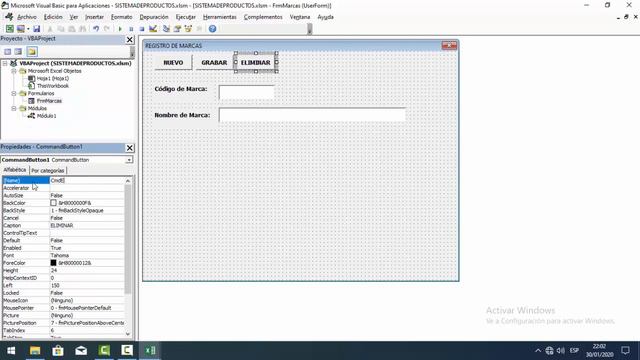 13 Sistema de Control de Stock Base de Datos en ACCESS y Registro de Marcas смотреть онлайн