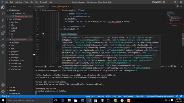 Fish Shop Inventory App in Flutter смотреть онлайн