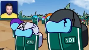 ИГРА В КАЛЬМАРА в АМОНГ АС!