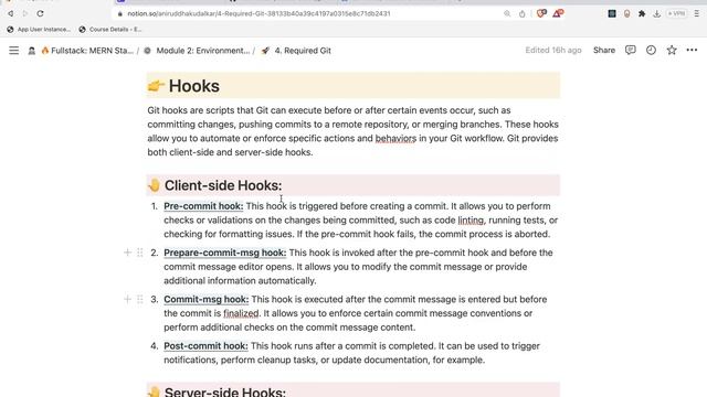 GIT Hooks - MERN Stack Full Course Playlist - 029 смотреть онлайн