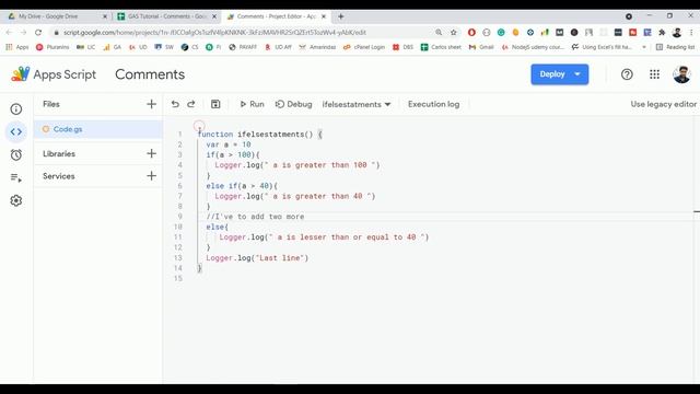 Single and Multiline Comments In Google Apps Script | Apps Script Tutorial For Beginners смотреть онлайн