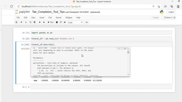 Jupyter Notebook Tips and Tricks | Tab Completion & Tooltip shortcut in Jupyter Notebook смотреть онлайн