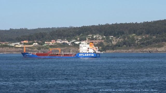 ATLANTIS ALICANTE Departs From La Coruna Towards Fos Sur Mer (FR) - 28 July 2019
